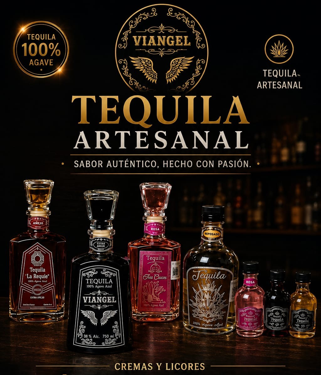 Tequila Artesanal Viangel Sabor Auténtico